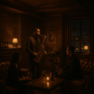 재즈와 스테이크로 특별한 기념일